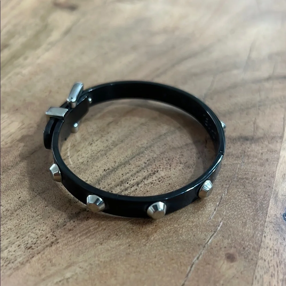 Michael Kors Black and Silver Astor Studded Bracelet - Picture 10 of 11